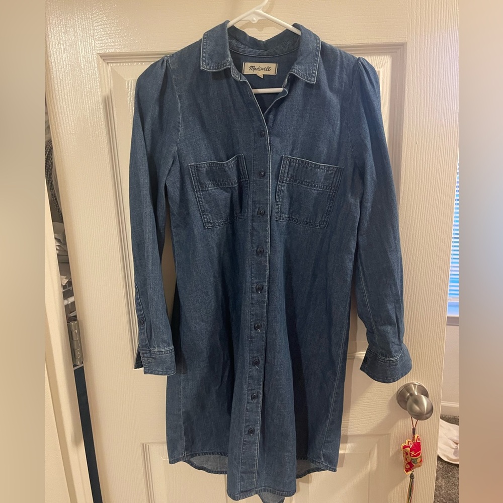 Maxwell jean long sleeve dress